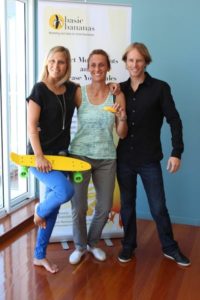 Penny (our favourite skater chick) with Franziska and Christo at the Marketing Blast Off Sydney
