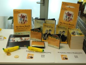 Book stand looking good at the Brisbane workshop!