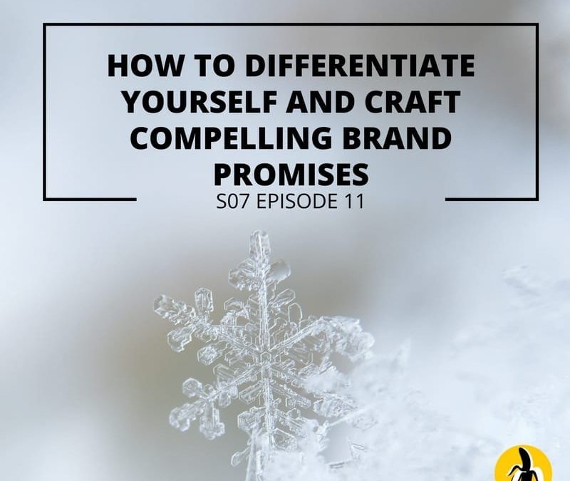 S07 Episode 11: How to differentiate yourself and craft compelling brand  promises