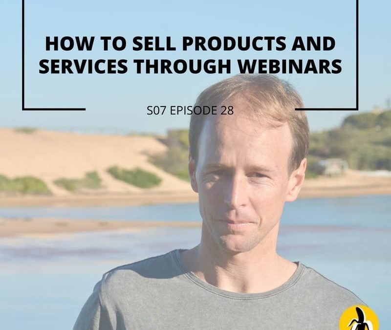 How to effectively sell products and services through webinars while receiving guidance and mentoring in small business marketing.
