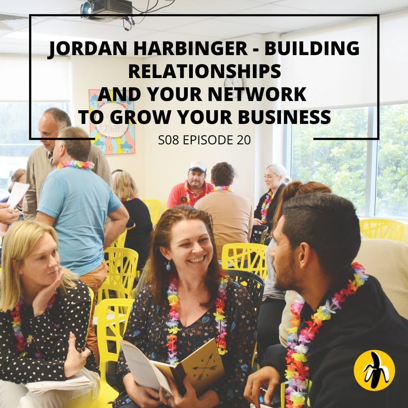 Jordan harbinger providing mentoring to grow your business through building relationships and your network.