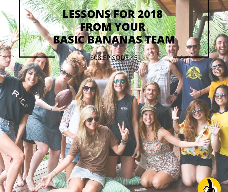 Small Business Marketing Lessons for 2018 from your Basic Bananas Team.