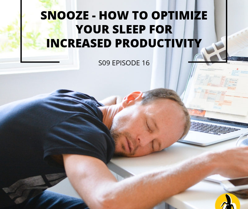 Snooze how to optimize your sleep for increased productivity using small business marketing strategies.