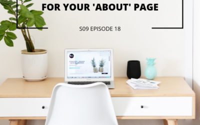 S09 EPISODE 18: The five key ingredients for your ‘about‘ page