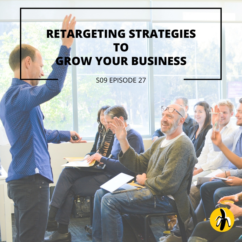 A small business marketing workshop where a group of people in a room discuss retargeting strategies to grow their businesses.