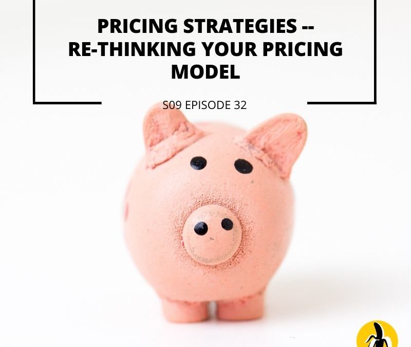 Rethinking your pricing model in the context of marketing plan.