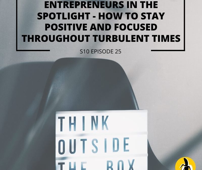 Small business entrepreneurs in the spotlight learn how to stay positive and focused through turbulent times with a marketing workshop.