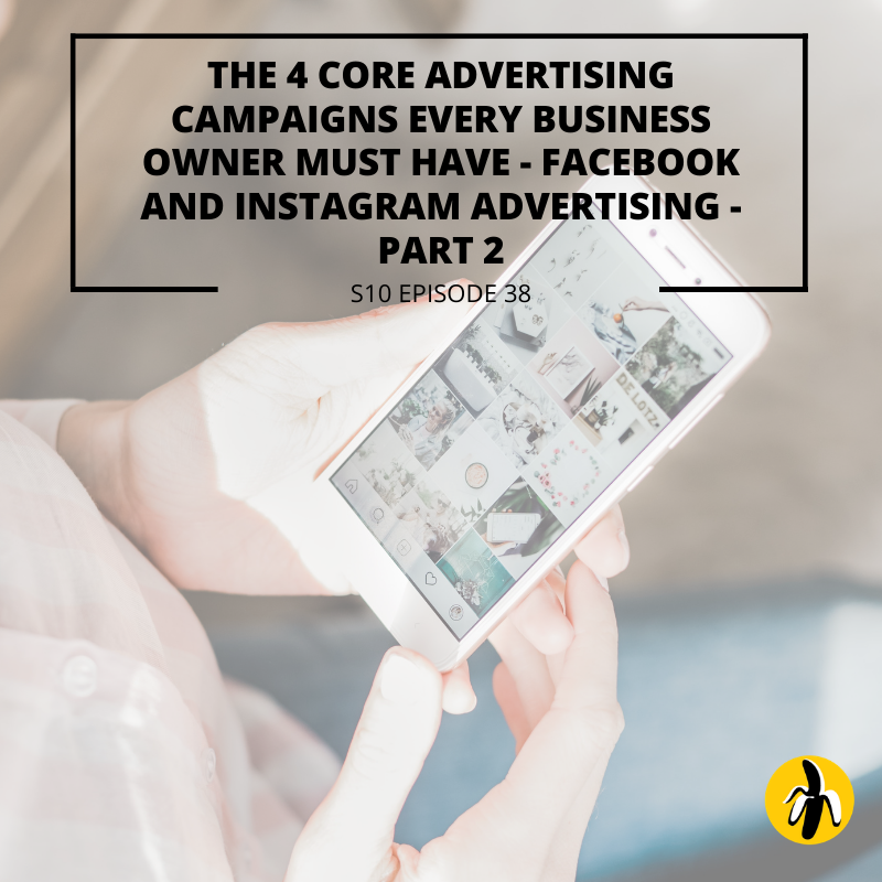 The essential 4 core advertising campaigns every small business should run on Instagram to optimize their marketing plan.