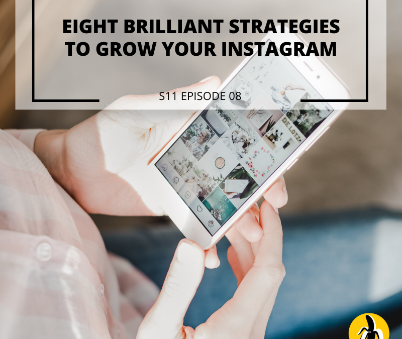 S11 EPISODE 8: Eight brilliant strategies to grow your Instagram