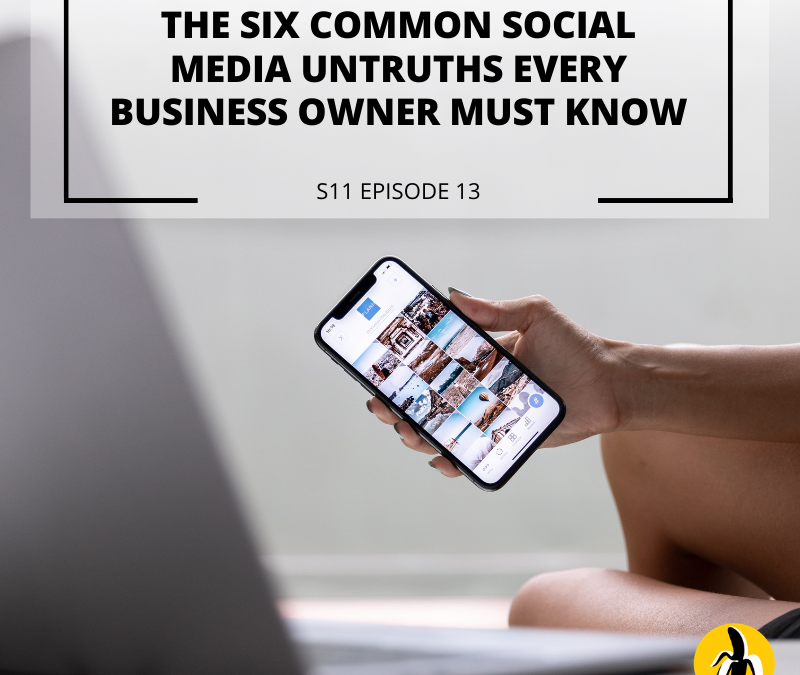 S11 EPISODE 13: The six common social media untruths every business owner must know