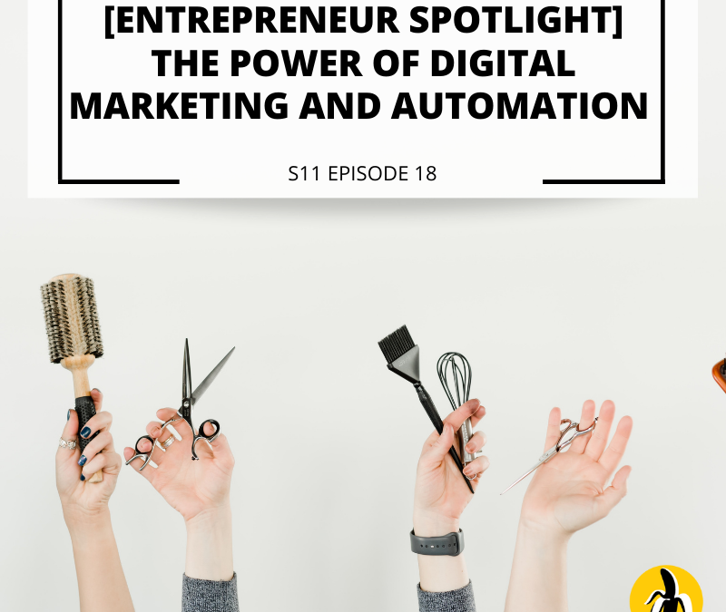 Entrepreneur spotlight the power of digital marketing and automation in a marketing workshop.