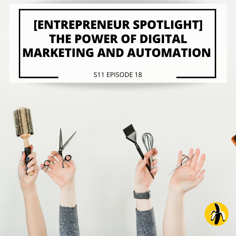 Entrepreneur spotlight the power of digital marketing and automation in a marketing workshop.