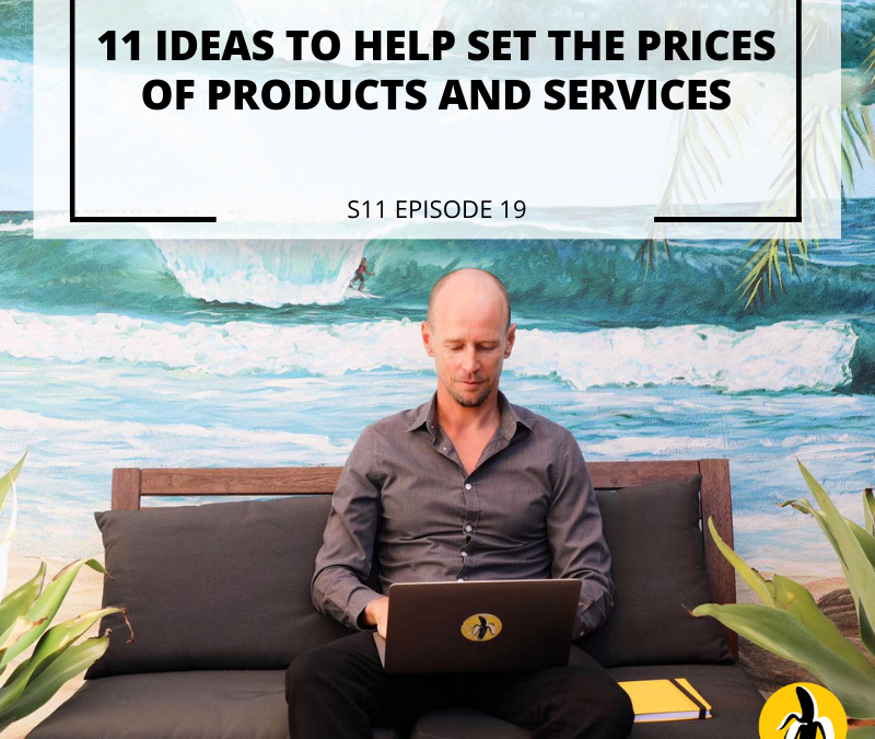 S11 EPISODE 19: 11 ideas to help set the prices of products and services