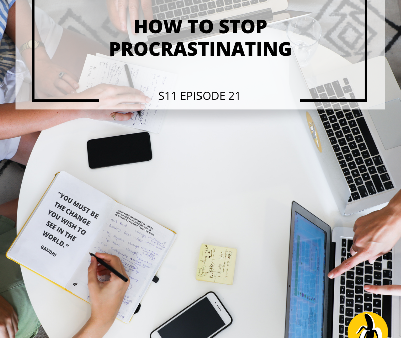 How to stop procrastinating and create a marketing plan.