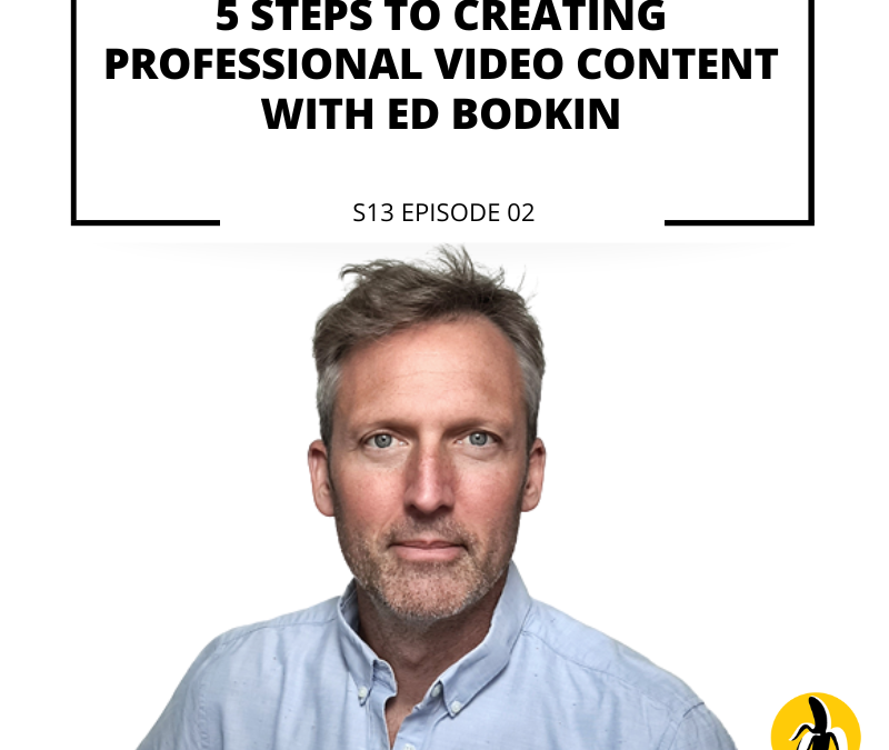 Learn the 5 steps to creating professional video content with Ed Bokin in this insightful marketing workshop for small business marketing.
