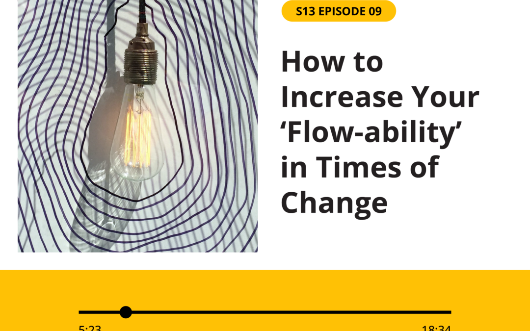 S13 EPISODE 09: How to Increase Your ‘Flow-ability’ in Times of Change