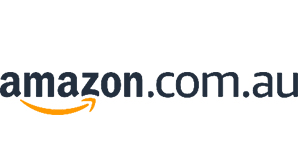 Amazon com au logo on a white background for marketing workshop.