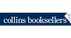 Collins booksellers logo on a white background for small business marketing.