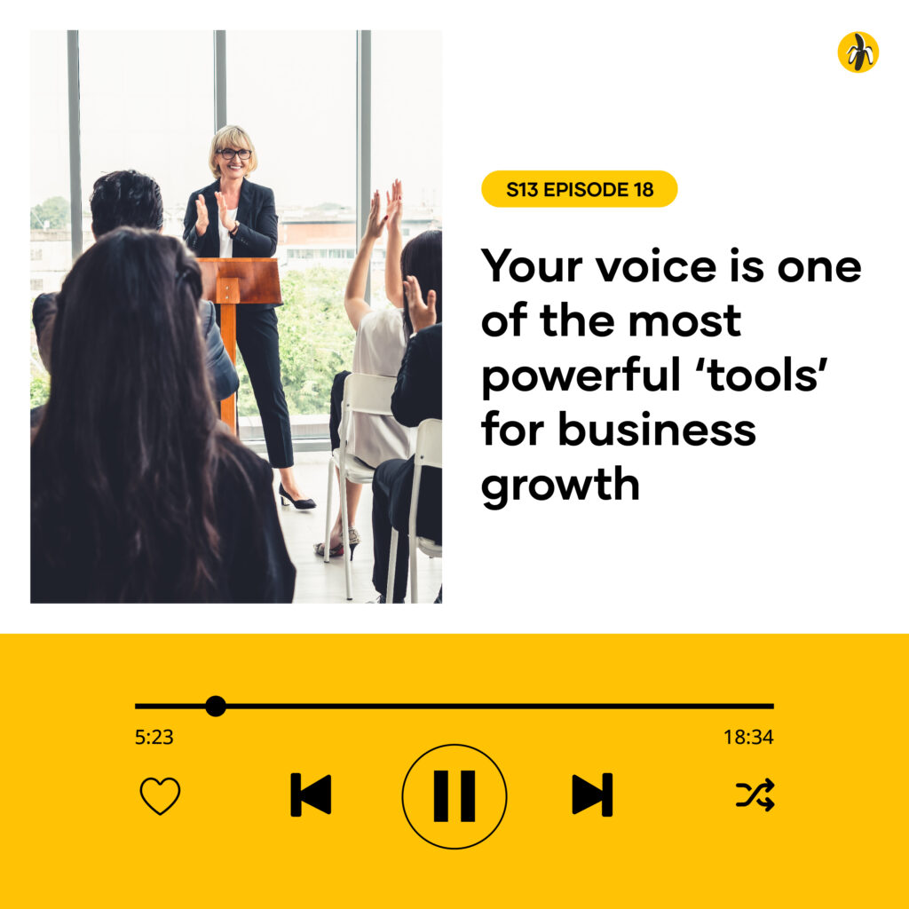 Your voice is one of the most powerful tools for small business marketing.