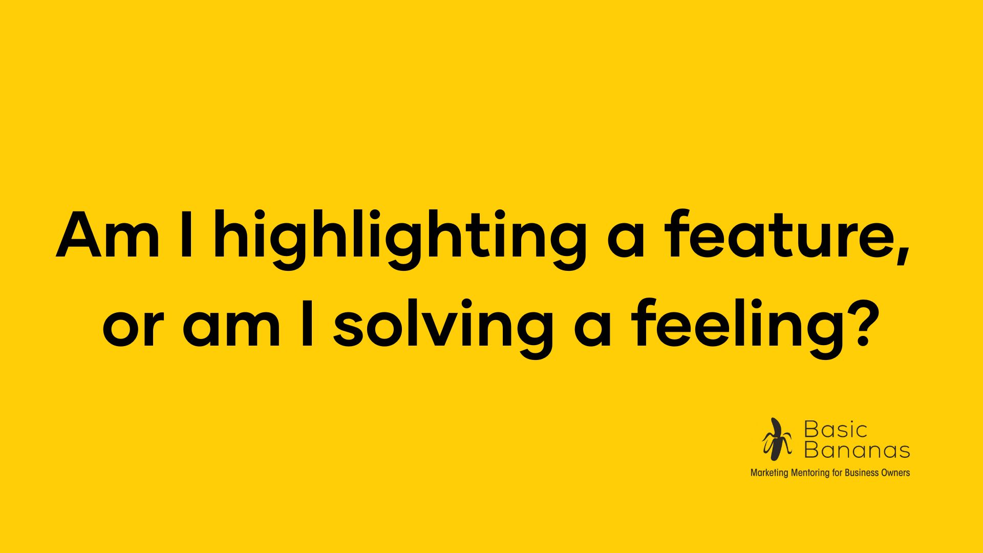 What on Earth is a Marketing Ecosystem? | Am I highlighting a feature or am I solving a feeling?